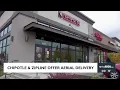 Chipotle Zipline offer aerial delivery