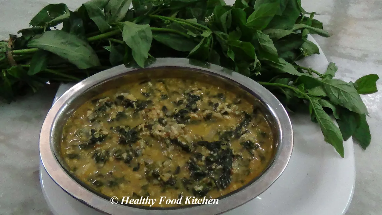 Manathakkali Keerai Kootu - Milagu Thakkali Keerai Kootu -Keerai Recipe by Healthy Food Kitchen