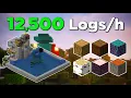 Minecraft Simple 11 Type Tree Farm 15 Minute Build Self-sustaining Java 1 16 - 1 21