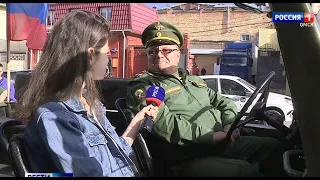 В Омске прошел автопробег раритетных автомобилей