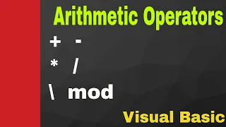 visual Basic 6 0 Arithmetic Operators