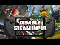 Disable Steam Input on Steam Deck New UI Spiderman Steam Deck Controls Not Working