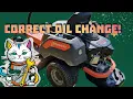 How to Change Oil and Oil Filter Husqvarna Zero Turn Best Method Z254 Z254F Kawasaki FR691V