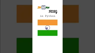Indian Flag made in Python using turtle module