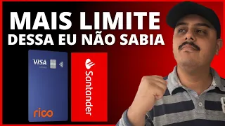 ATENÇÃO: BANCO SANTANDER LIBERANDO CRÉDITO, MAS.. JÁ EU NÃO SABIA QUE O CARTÃO RICO ESTAVA FAZENDO..