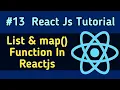 List rendering In React Js map Function In React Hindi React Js Course In Hindi