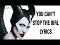 You can't stop the Girl Lyrics (From \
