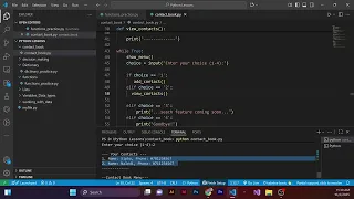10 Python Project Build a Command-Line Contact Book Lesson 10