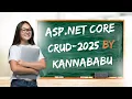 ASP net Crud - Entity Framework Core
