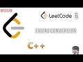Leetcode 6 ZigZag Conversion C