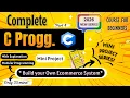 Build an Ecommerce System Part 4 Mini Project C Programming Full course for Beginners