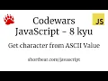 Codewars - Javascript