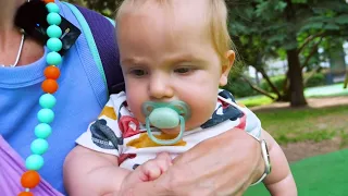 Viagem de eléctrobus e passeio no parque com a Mamãe do Lucky!