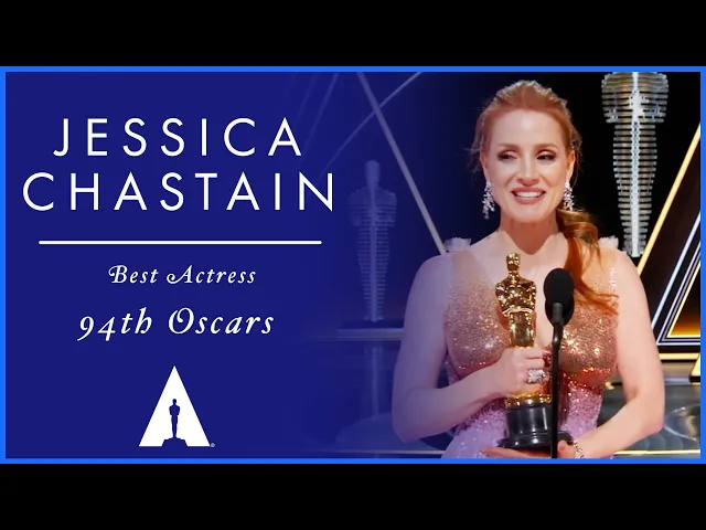 Jessica Chastain Wins Best Actress for 'The Eyes of Tammy Faye' | 94th Oscars