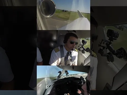 Antoine and Jordan departing St. Hubert on Nolinor Lear 45!  [AIRCLIPS]