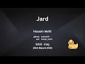CS50P Final Project Jard