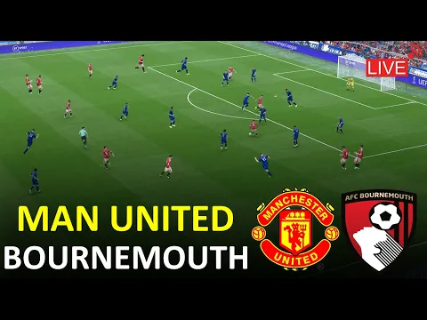 Video Thumbnail: 🔴Manchester United vs Bournemouth Live I English Premier League I Full Match I eFootball PES 21 game