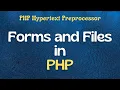 Forms and Files in PHP Chapter 8 XII STD Computer Application
