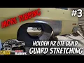 STRETCHING GUARDS MORE TUBBING Holden HZ ute project blown big block build