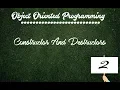 Constructor and Destructor in OOP 2