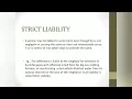 Strict Liability l Rule in Rylands Vs Fletcher l Exceptions