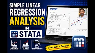 Simple Linear Regression Analysis in Stata