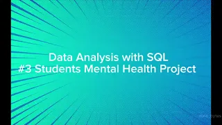 3 Data Analysis with SQL