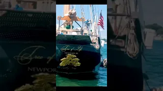 Gorgeous Classic Wooden Sailboat [Sailing Ixion #Shorts]