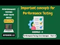 Ep 13 Performance Testing Core Concepts Important concepts for Performance Testing in Telugu