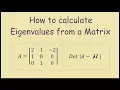 How to find the Eigenvalues of a 3x3 Matrix