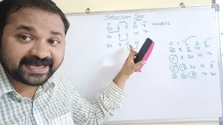 selection sort with example