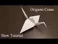 DIY Paper Crane Origami Tutorial Follow Along