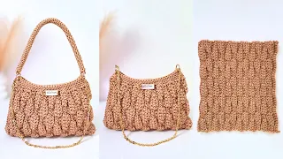 Bolsa de Crochê Facílima e MUITO RÁPIDA | Passo a Passo da Bolsa Lívia