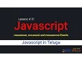 mouseover mouseout and mousemove Events in Javascript