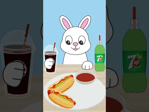π ASMR Hotdog Mukbang π€€ Eating & Drinking Sounds! #shorts #hotdog #azdanimation