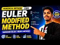 Euler Modified Method in ODE formula One Shot Heun s Improved Euler RGPV M3