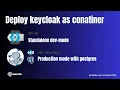 Deploying Keycloak as a Docker Container IAM DevOps PostgreSQL OpenSource Container Talks