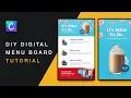 DIY Digital Menu Board Creating a FREE Restaurant Menu With Canva