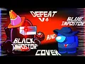 Defeat V4 but Black Impostor and Blue Impostor sings it | FNF Cover | Ft. EarthRealm Studios