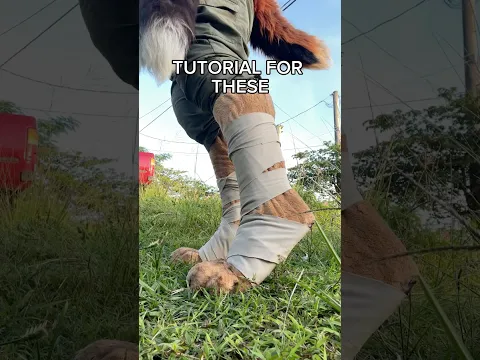 Tutorial for digi legs and paws!! (Kinda messy) #therian #alterhuman #furry #kemonomimi