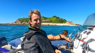 TROPICAL ISLAND Camping🏝| SPEARFISHING OUR DINNER (B2B)