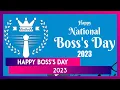 Happy Boss s Day 2023 Greetings Images And Wishes To Share With Your Bosses Thanking Them