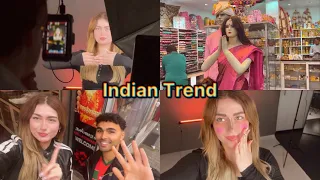 يوم كامل من تصوير فيديو الترند الهندي مع يونس 