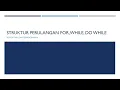 Memahami Perulangan dalam Algoritma Pemrograman For While Do While