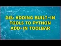 GIS Adding built-in tools to python add-in toolbar