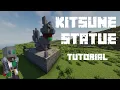 Japanese Kitsune Statue Tutorial in Minecraft