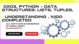 0x03 Python - Data Structures Lists Tuples