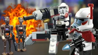 ELITE CLONE Troopers & Commando Droid Battle Pack - Lego Star Wars Set 9488 Animated Review. 