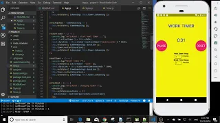 cs50 project1 React Native Pomodoro Timer demo