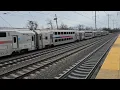 Watch 2 NJ Transit Trains Arrive at Edison Station
